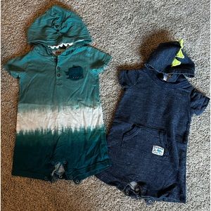 Shark & Dino Romper shorts